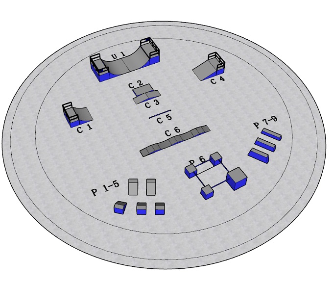 烏海市海南區(qū)體育公園滑板場(chǎng)，年輕人的運(yùn)動(dòng)樂(lè)園！